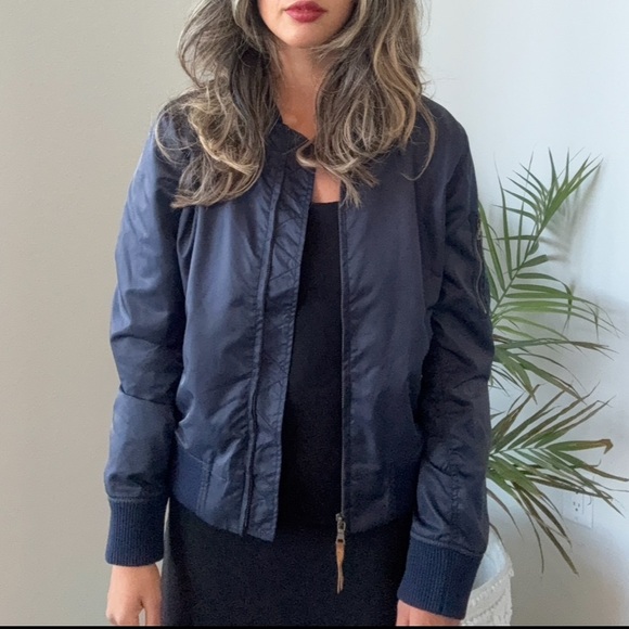 Sanctuary Blue Bomber Jacket - Picture 1 of 3